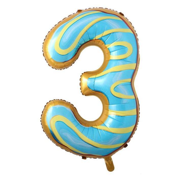 number 3 donut
